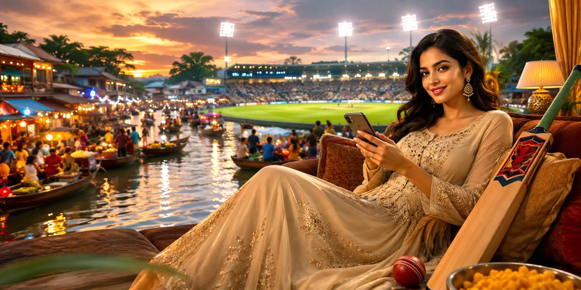 বরিশালের একজন ব্যবহারকারী মোবাইলে ক্রিকেট বেটিং করছেন