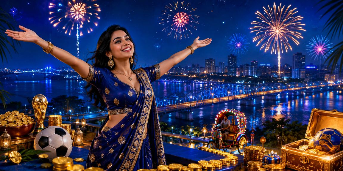 ঢাকায় সৈকতের পটভূমিতে ফুটবল বেটিং উপভোগ করছেন একজন ব্যবহারকারী