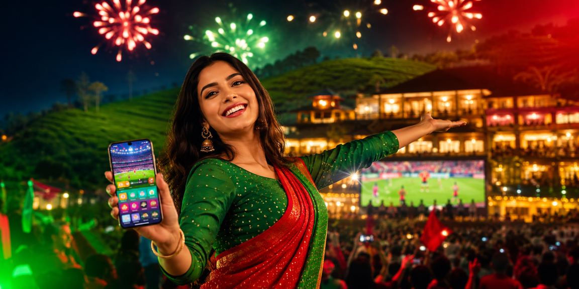 সিলেটে লাল-সবুজ পরিবেশে একজন বেটার মোবাইল ক্যাসিনো অ্যাপে ভাউচার ব্যবহার করছেন